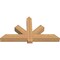 Ekena Millwork Kennewick Timber Gable Bracket, Western Red Cedar, 60"W x 32"H x 5 1/2"D x 5 1/2"F, 13/12 Pitch GBW060X32X0606KEN00SWR - alternate 2
